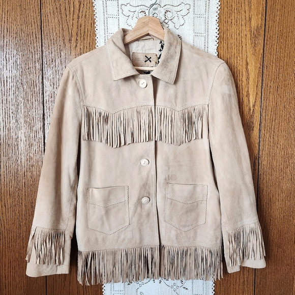 Sundance Jackets & Blazers - Sundance Big Sky Suede Fringe Jacket